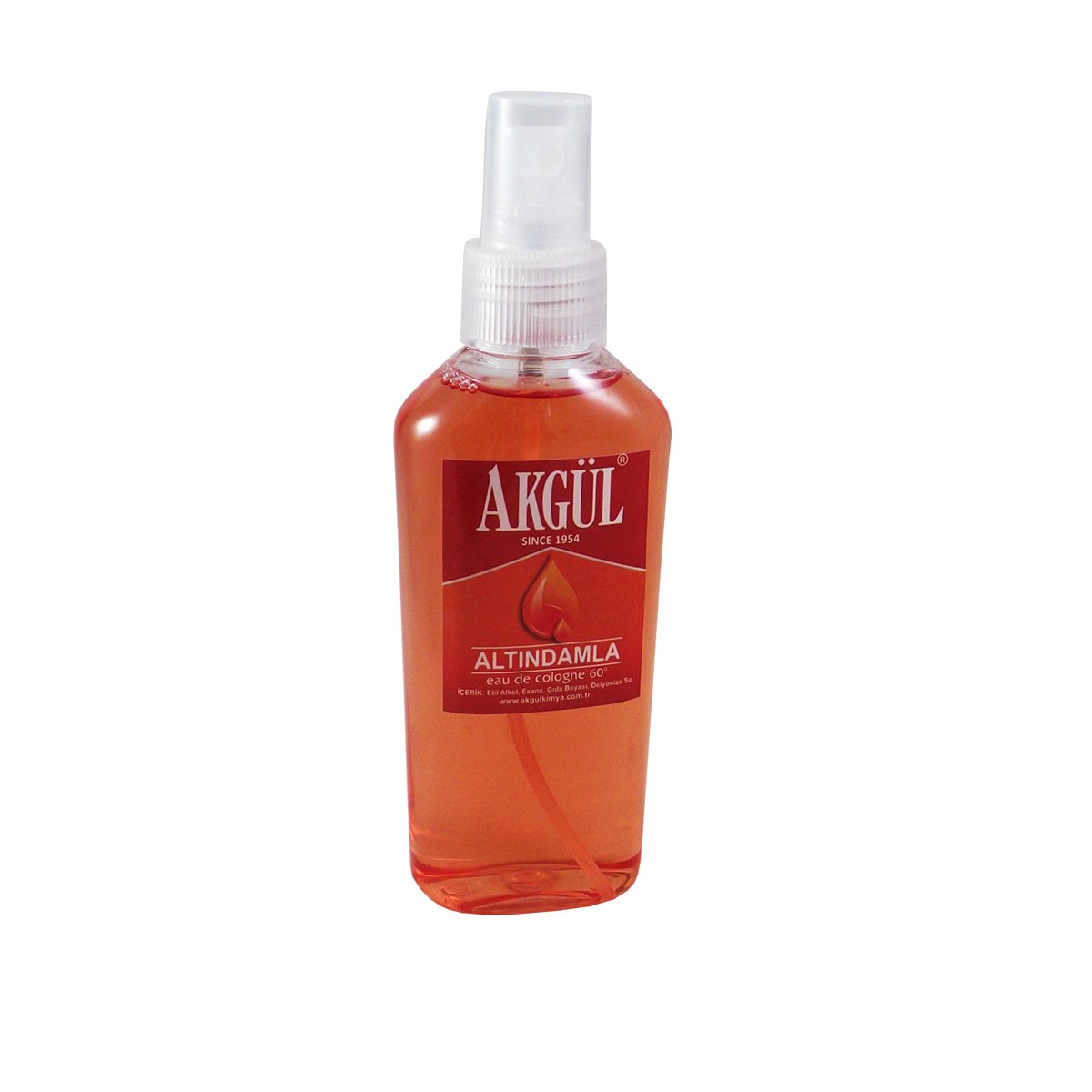 Akgül Altındamla Kolonyası Pet Sprey 60º (160 ml)