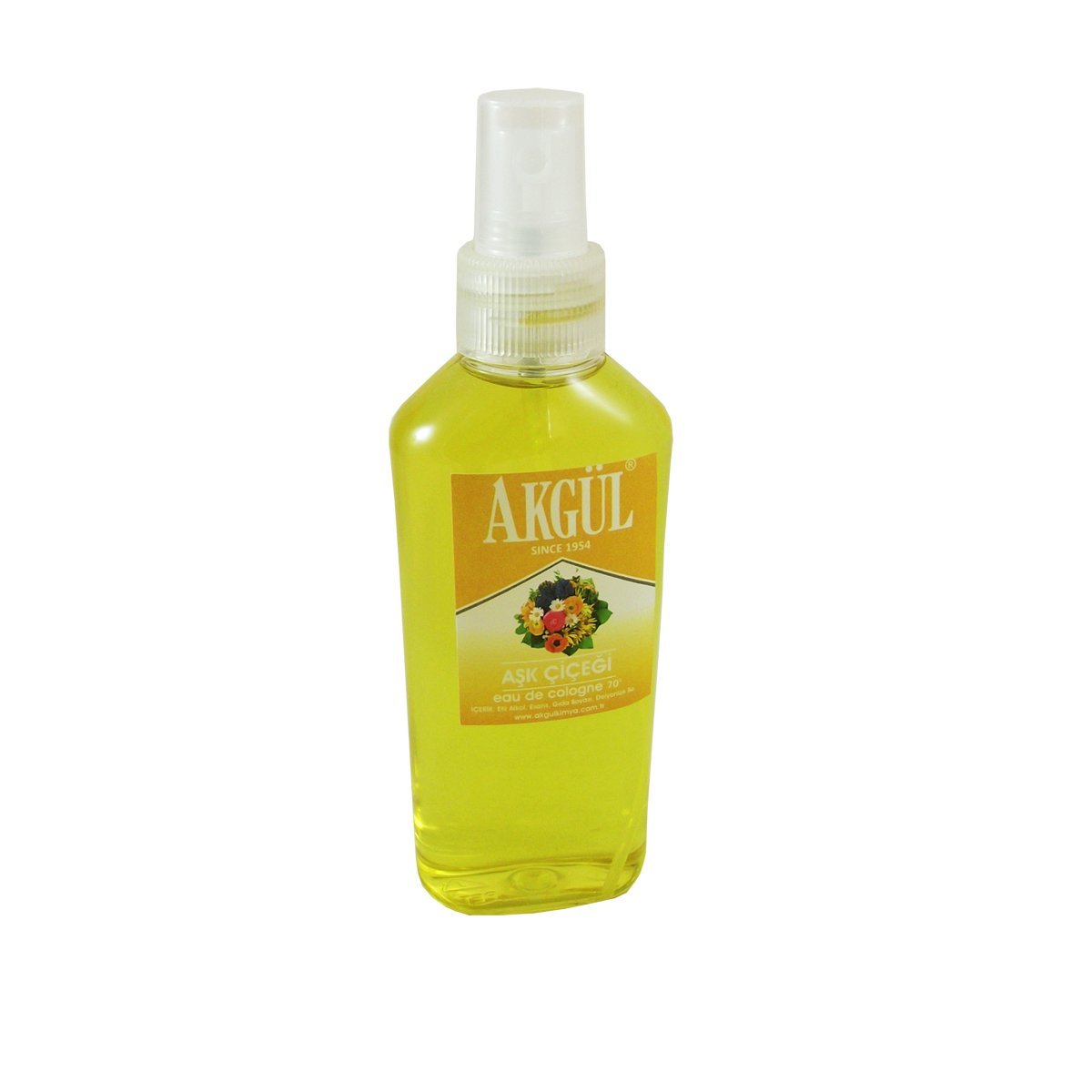 Akgül Aşk Çiçeği Kolonyası Pet Şişe 70º (160 ml)