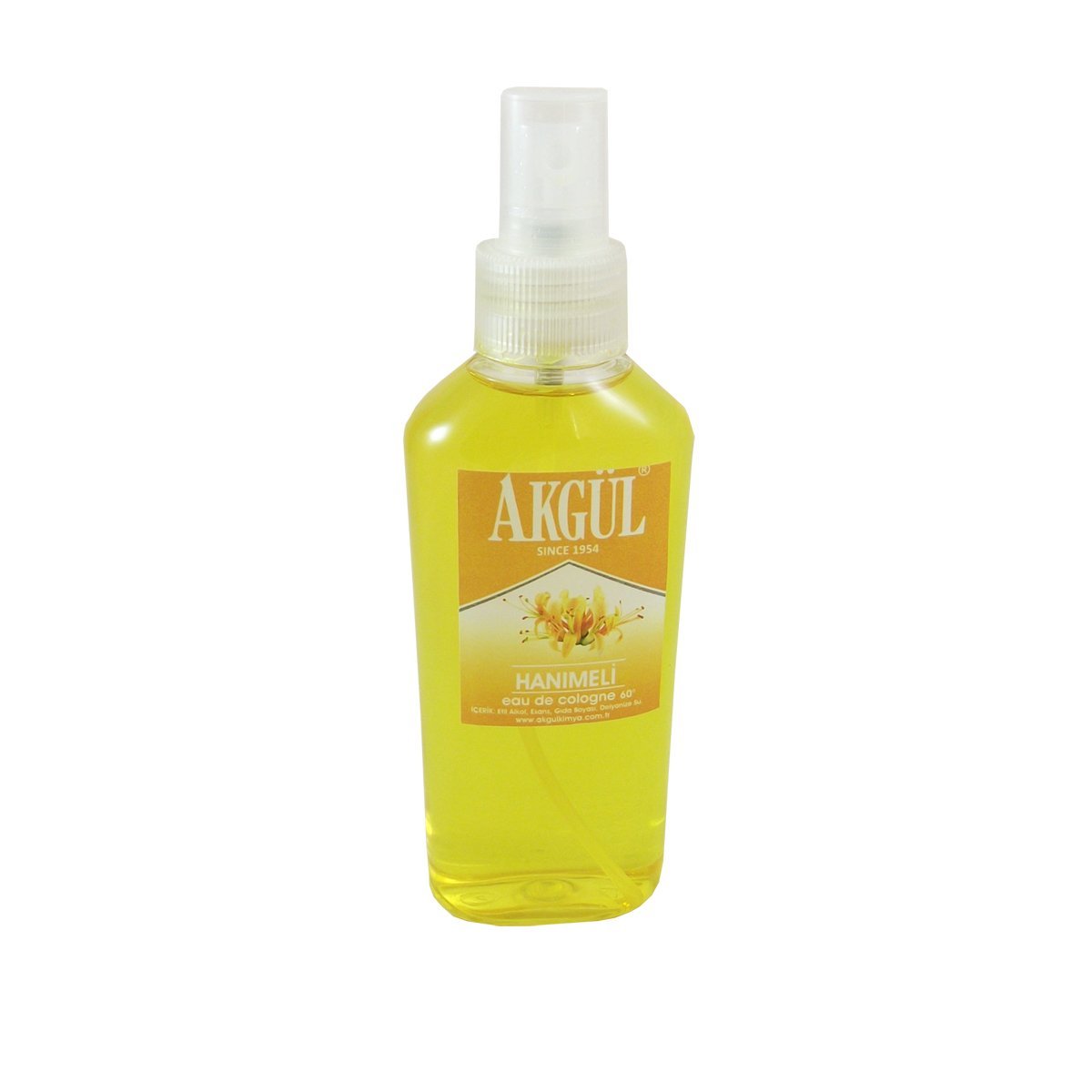 Akgül Hanımeli Kolonyası Pet Sprey 60º (160 ml)