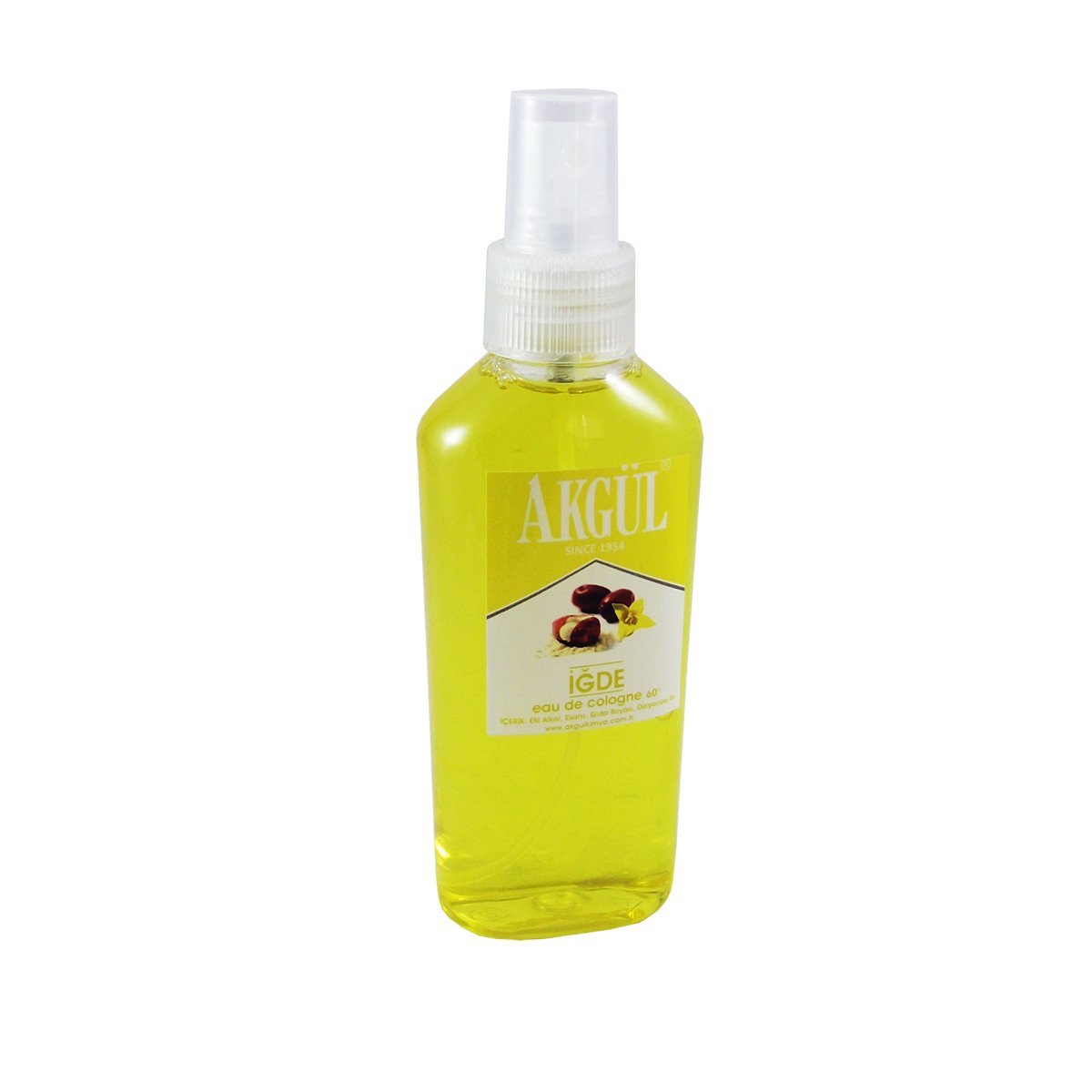 Akgül İğde Çiçeği Kolonyası Pet Sprey 60º (160 ml)