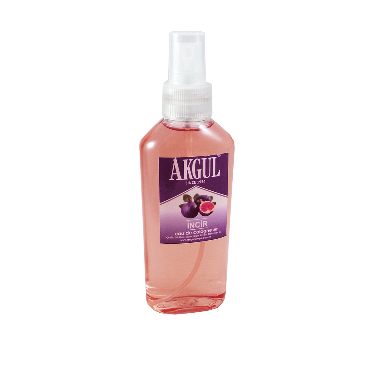 Akgül İncir Kolonyası Pet Sprey 60º (160 ml)