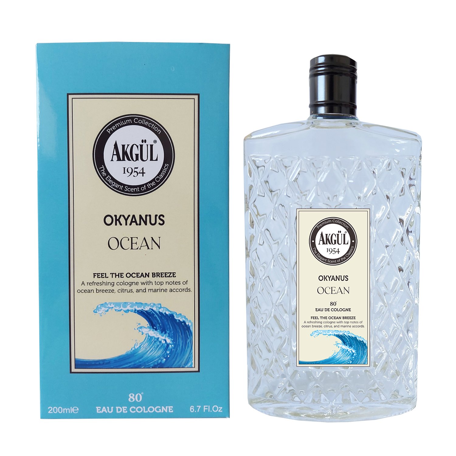 Okyanus Kolonyası Luxury Serisi Cam (200 ml)