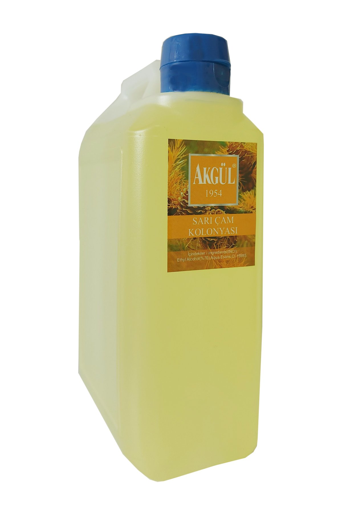 Akgül Sarı Çam Kolonyası 70º (1 LT)