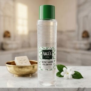 Beyaz Sabun Kolonyası Cam Şişe (170 ml)