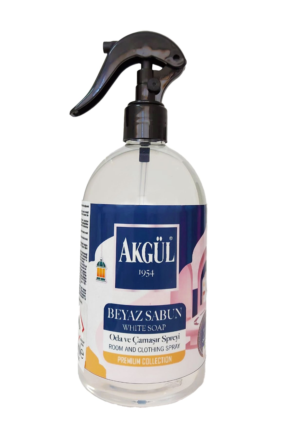 Akgül Beyaz Sabun Kokulu Oda ve Çamaşır Spreyi 70º (500 ml)