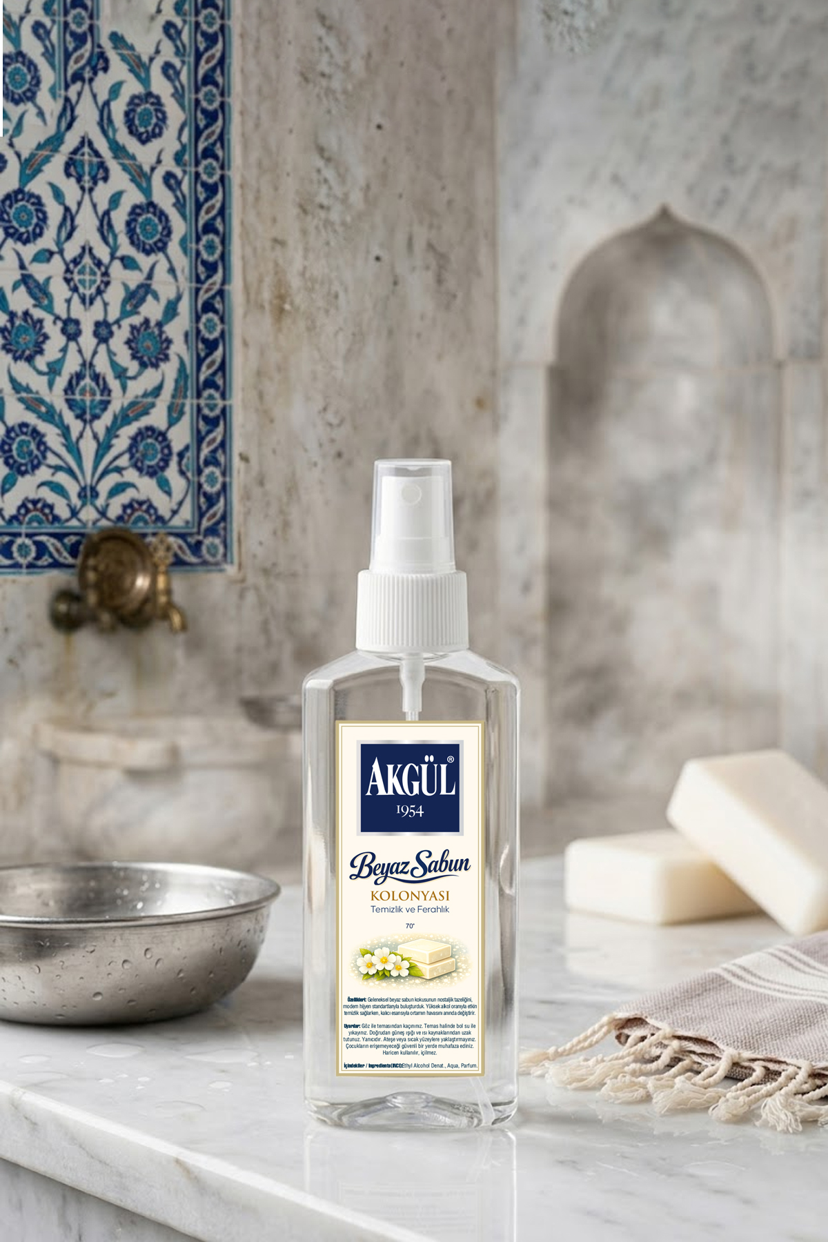 Beyaz Sabun Kolonyası Sprey (160 ml)
