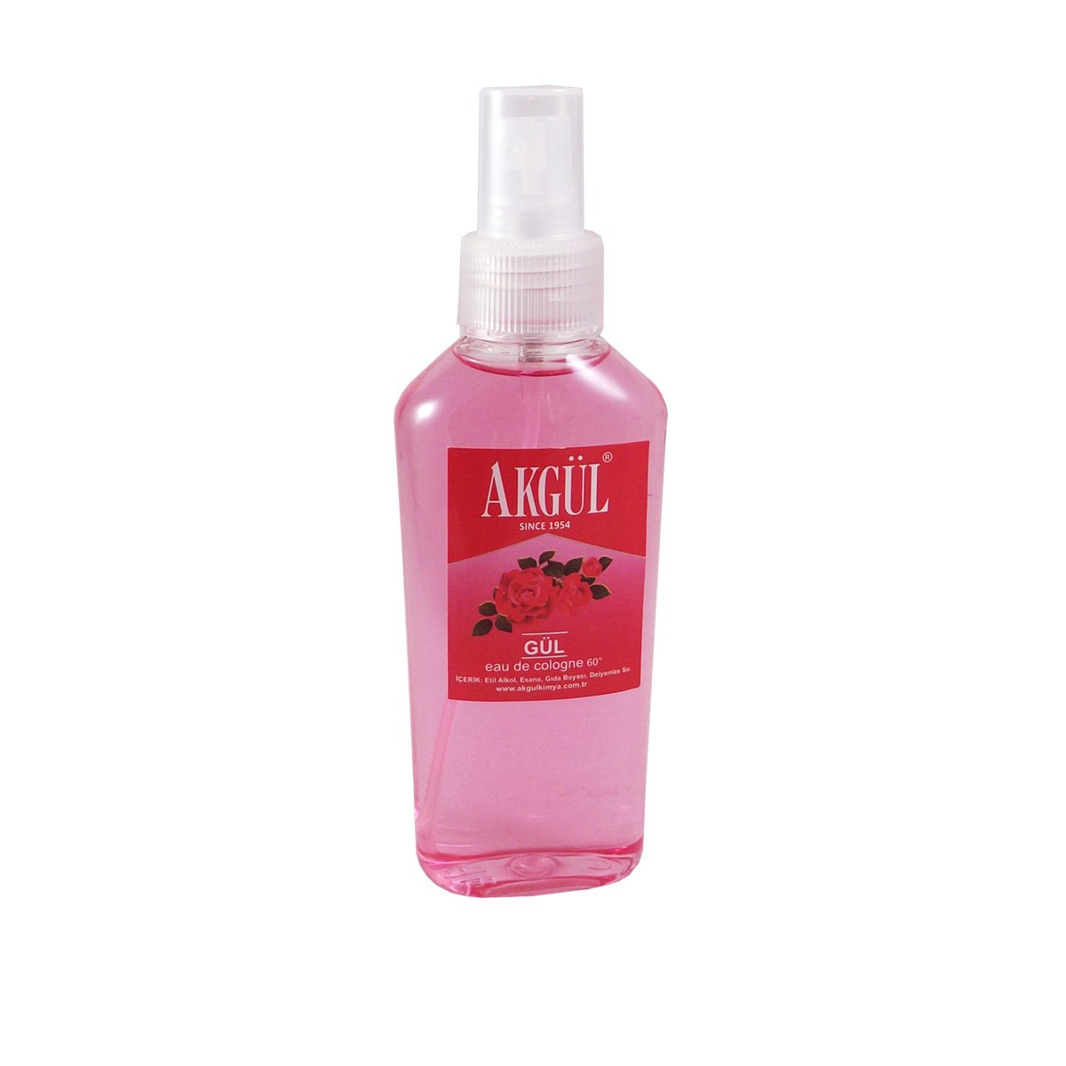 Akgül Gül Kolonyası Pet Sprey (160 ml)