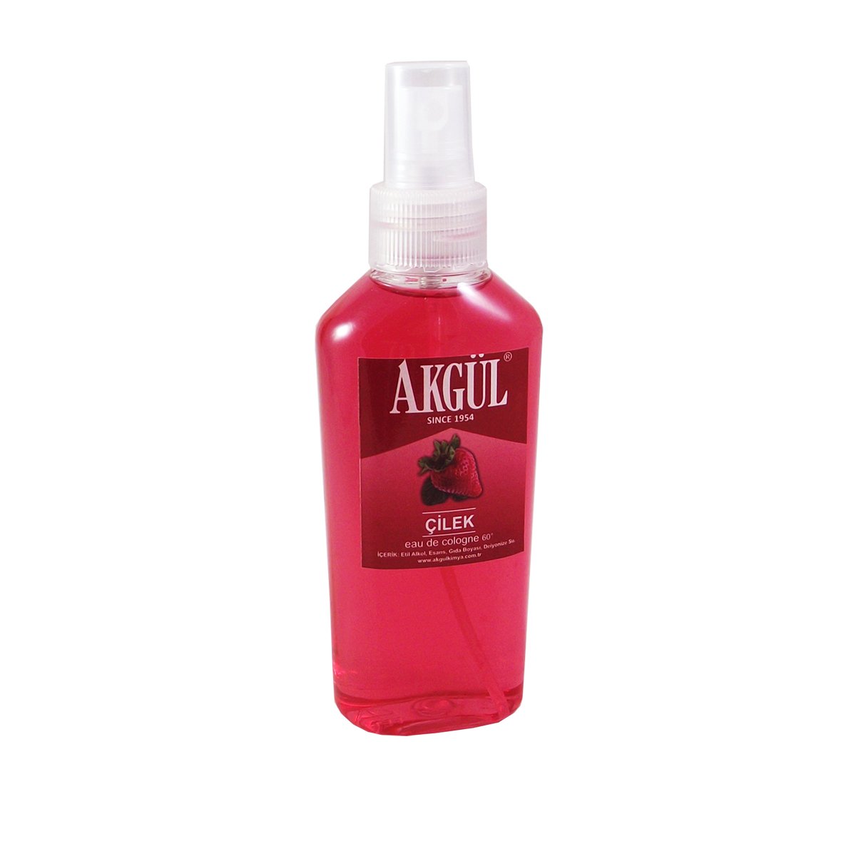 Akgül Çilek Kolonyası Pet Sprey 60º (160 ml)