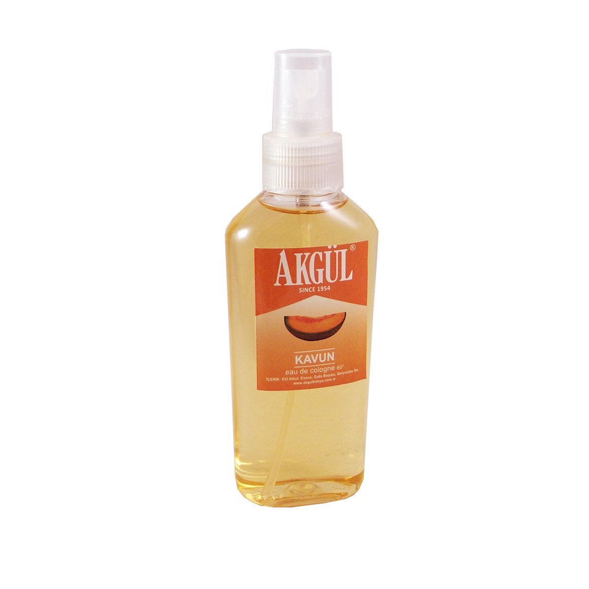 Akgül Kavun Kolonyası Pet Sprey 60º (160 ml)