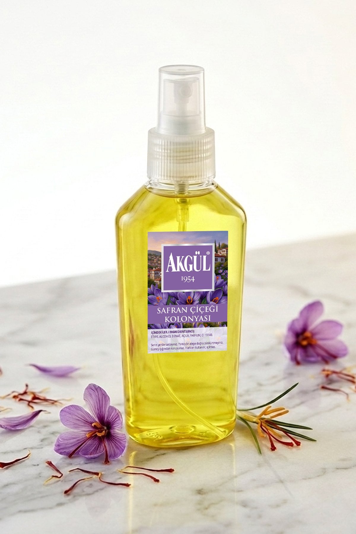 Safran Çiçeği Kolonyası Pet Sprey (160 ml)