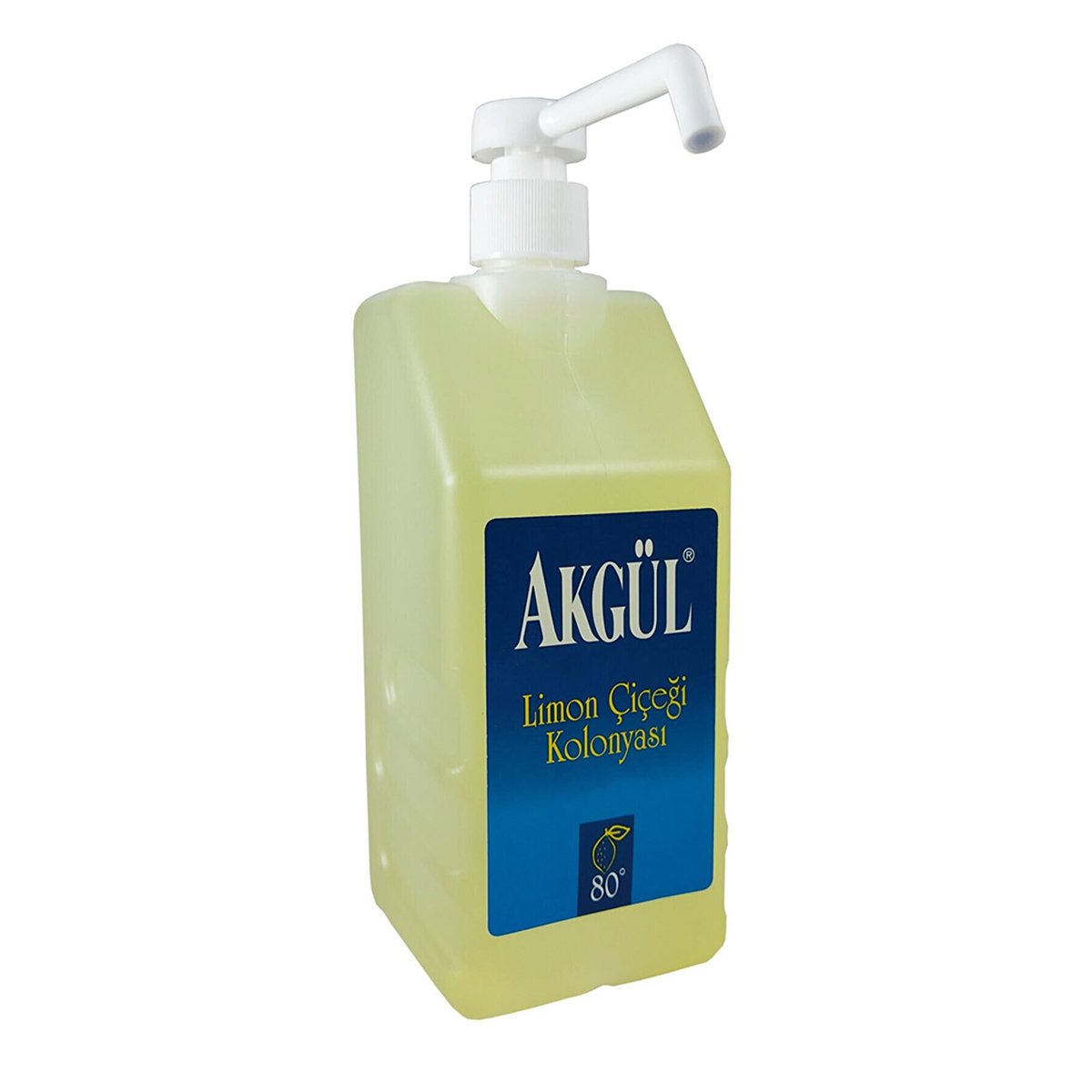 Akgül Limon Kolonyası 80º Süzgeç Pompa (1 LT)