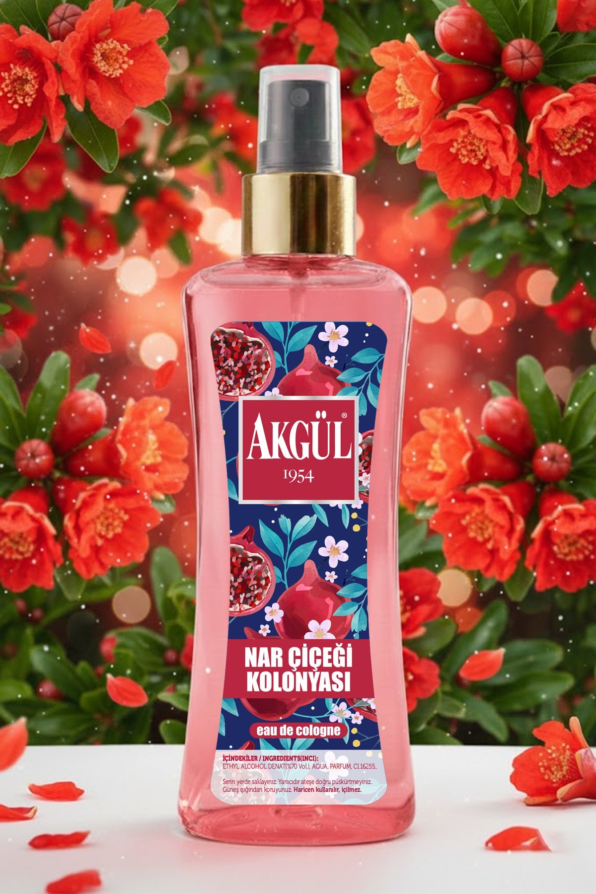 Nar Çiçeği Kolonyası Pet Sprey (200 ml)