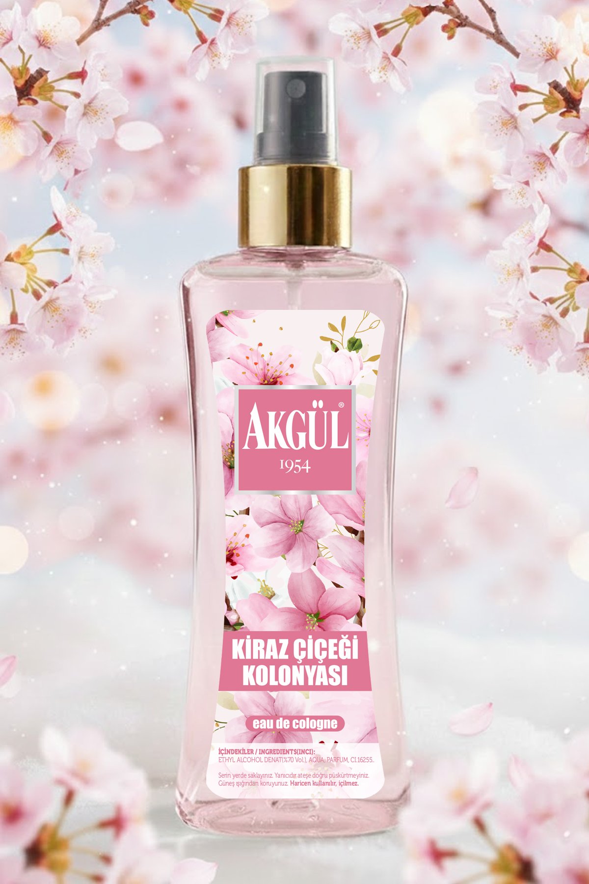 Kiraz Çiçeği Kolonyası Pet Sprey (200 ml)