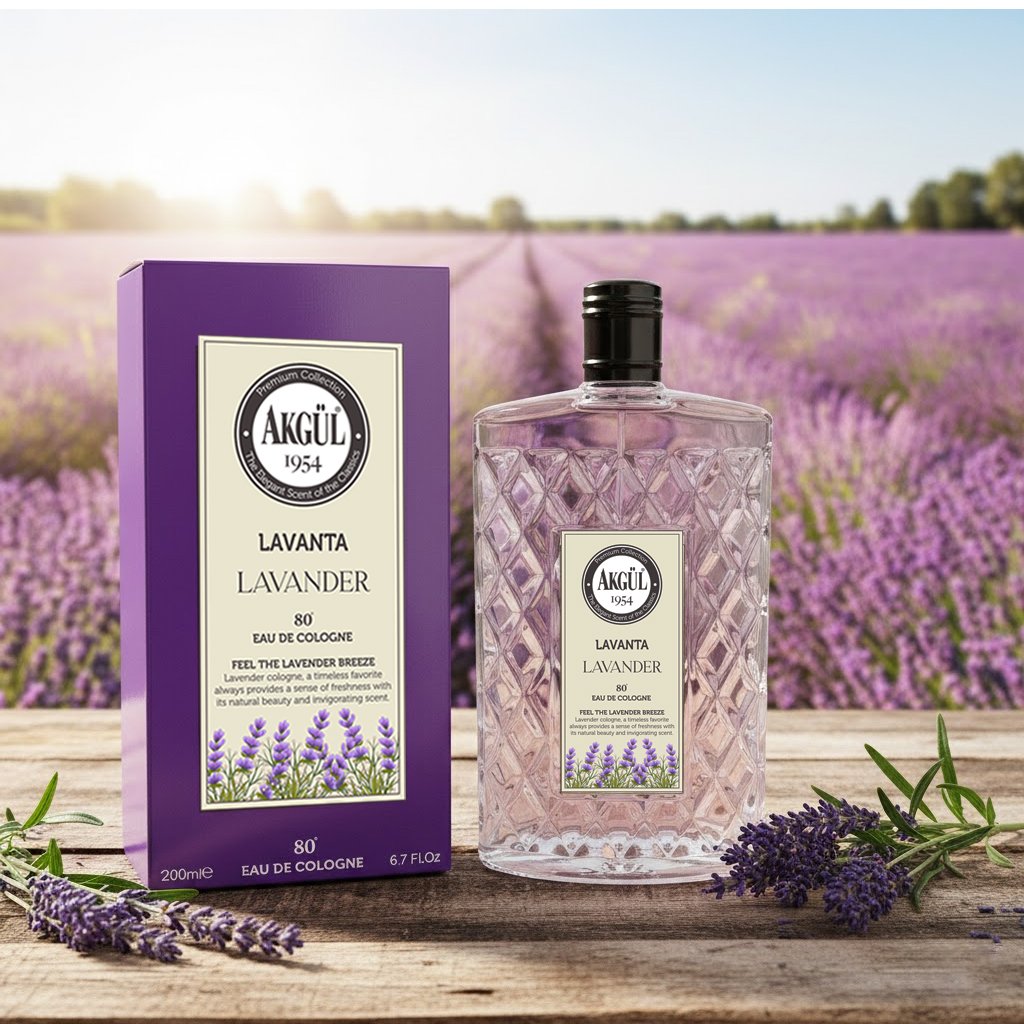 Lavanta Kolonyası Luxury Serisi Cam (200 ml)