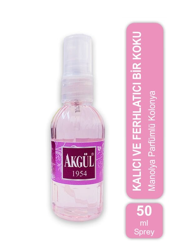 Akgül Manolya Kolonyası Sprey 70º (50 ml)