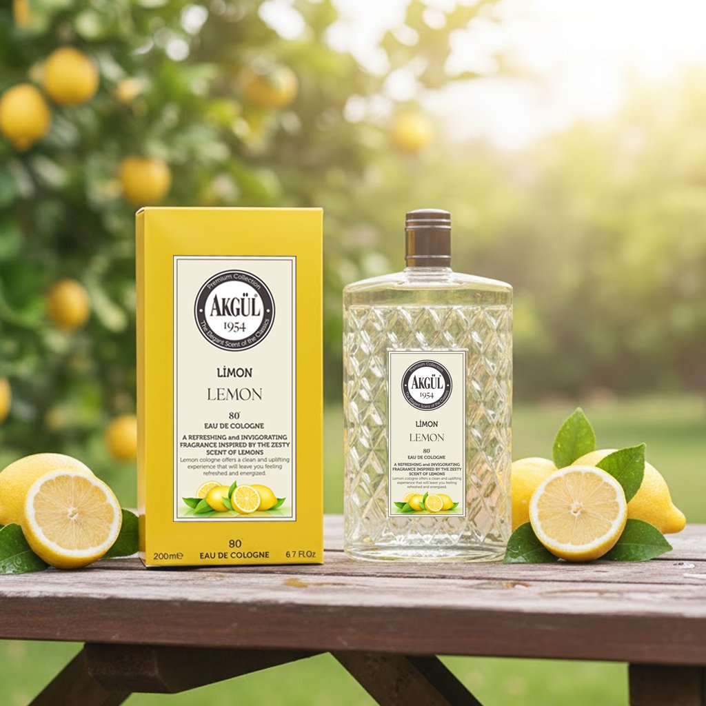 Limon Kolonyası Luxury Serisi Cam (200ml)