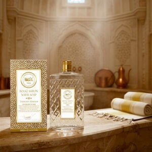 Beyaz Sabun Kolonyası Luxury Serisi Cam (200 ml)