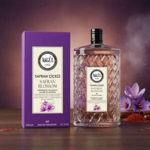 Safran Çiçeği Kolonyası Luxury Serisi Cam (200 ml)