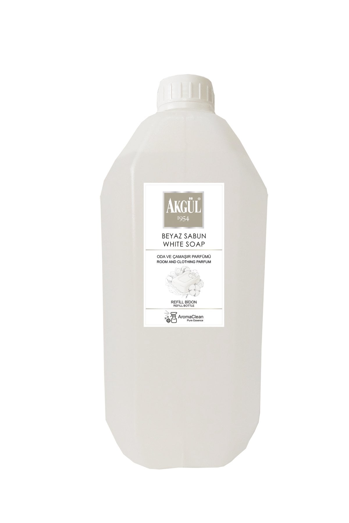 Beyaz Sabun Kokulu Oda ve Çamaşır Parfümü 70º 5LT