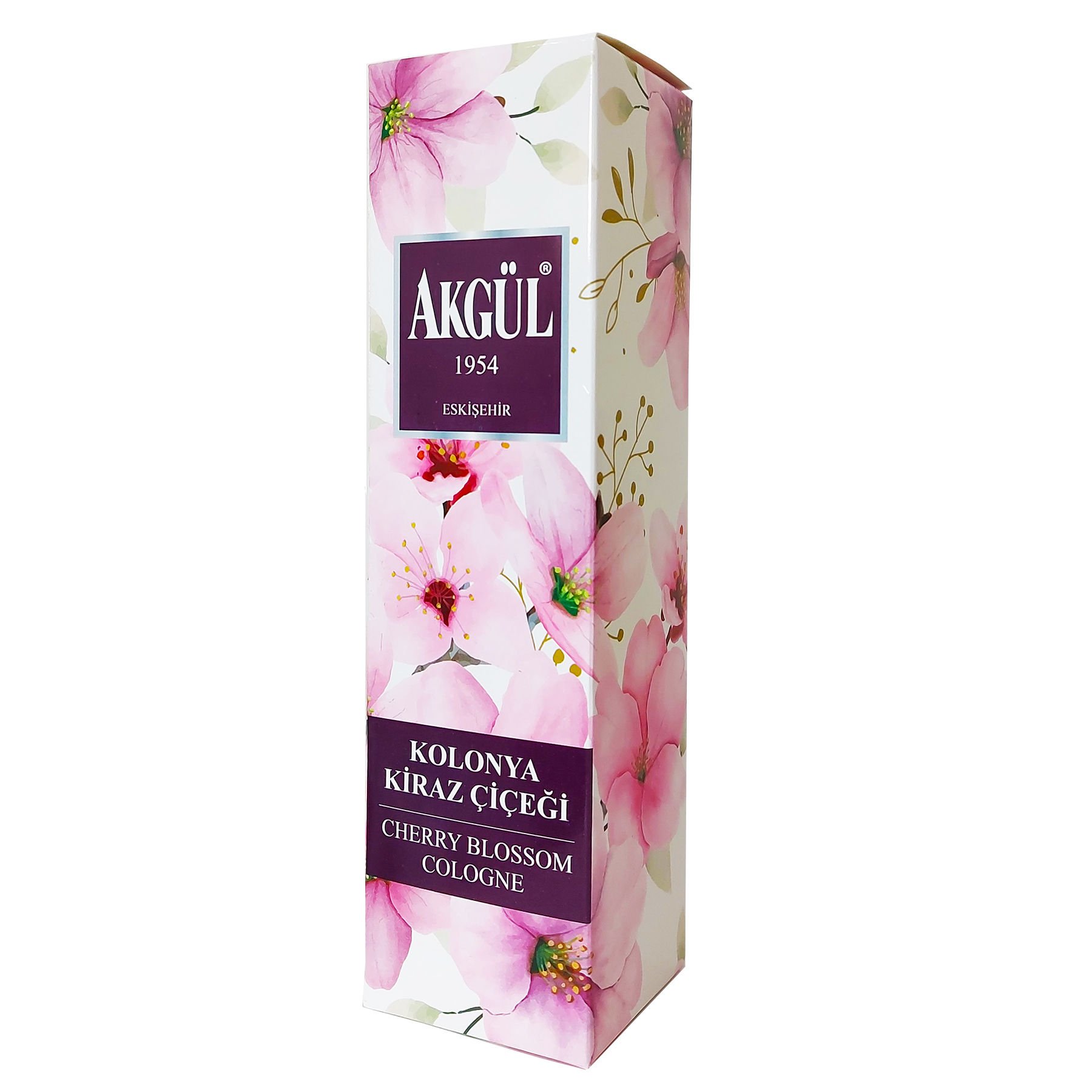 Akgül Kiraz Çiçeği Kolonyası Pet Şişe Kutulu 70º (260 ml)