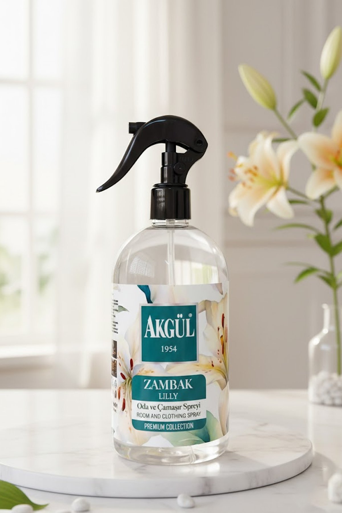 Akgül Zambak Oda ve Çamaşır Spreyi 70º (500 ml)