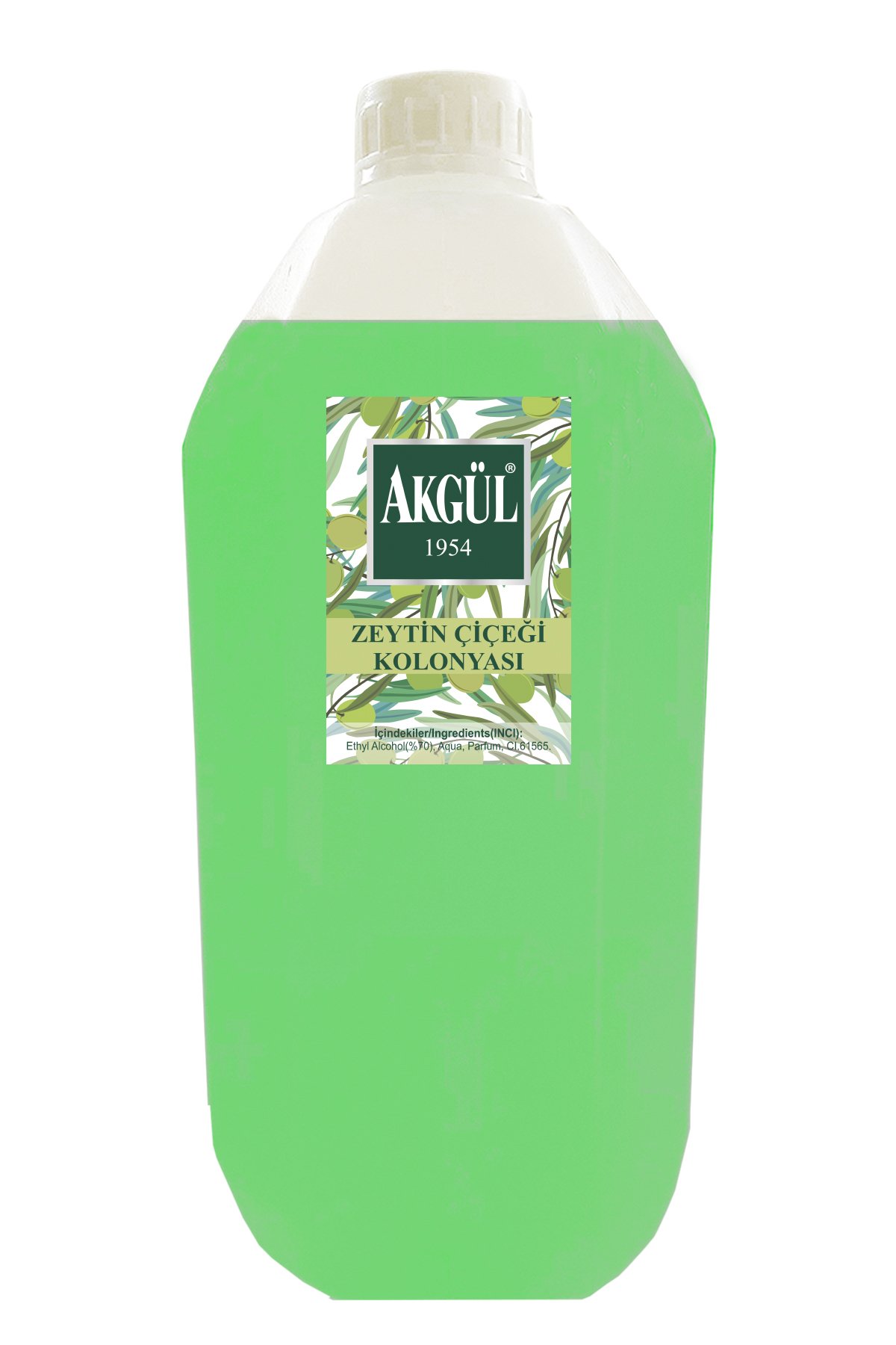 Akgül Zeytin Çiçeği Kolonyası 70º 5 LT