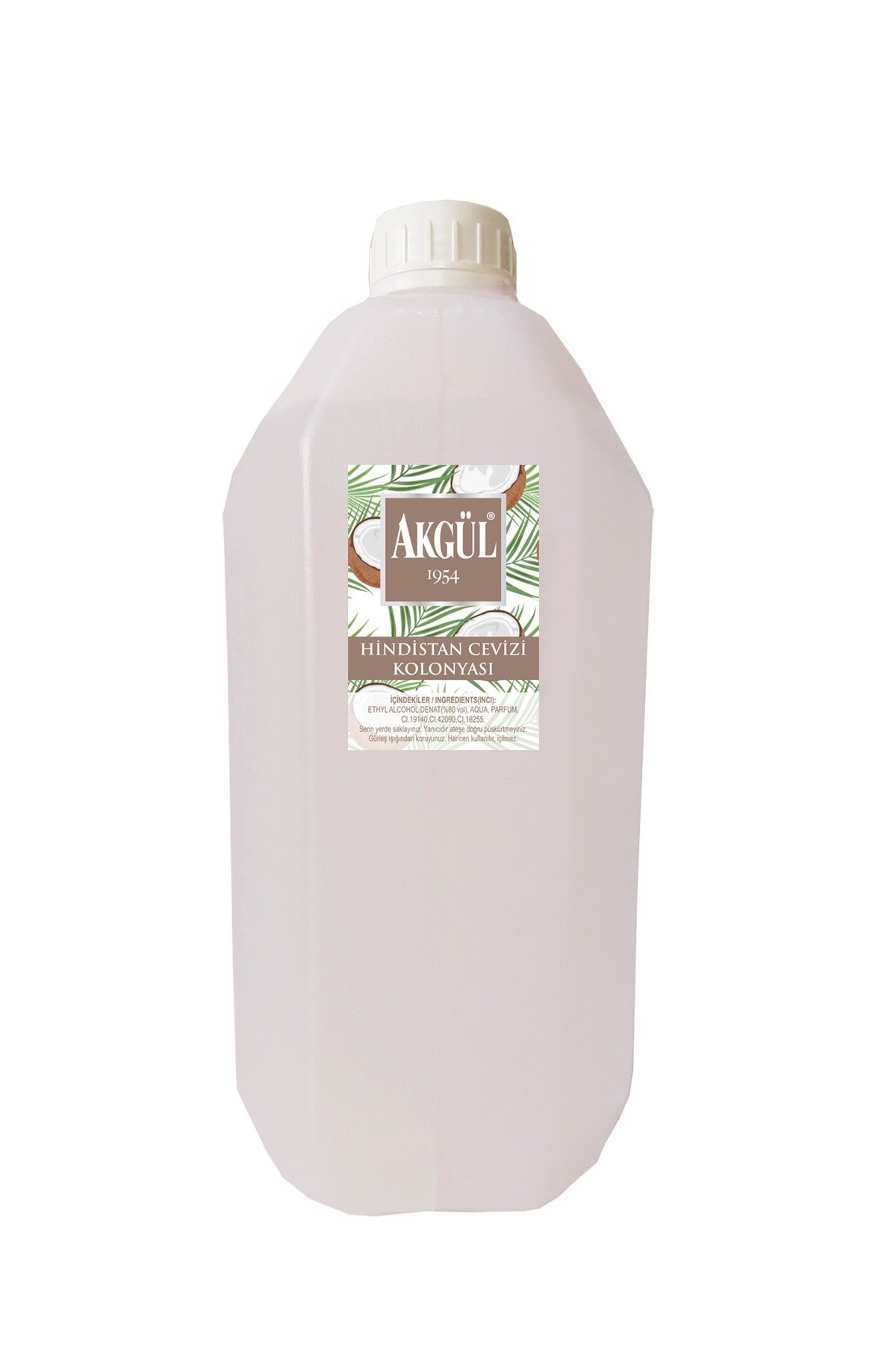 Akgül Hindistan Cevizi Kolonyası  5 LT